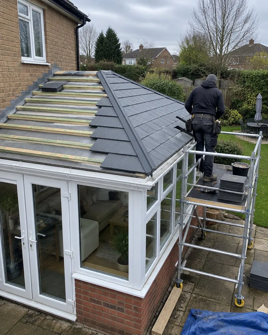 Conservatory roof replacement in Ilfracombe