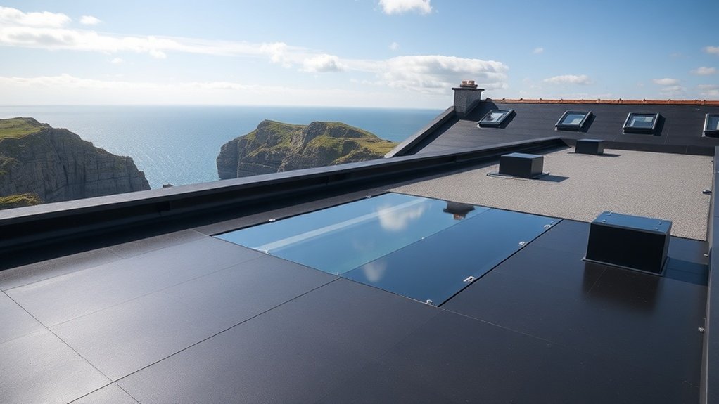 Flat roof installation in Ilfracombe